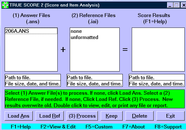 True Score Screenshot